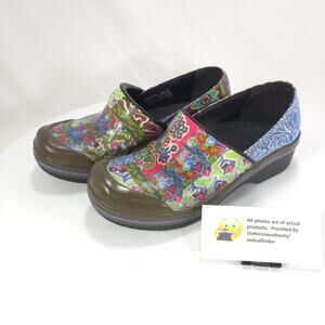 Dansko Multicolor Floral Flats